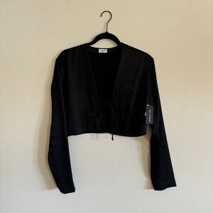 Leset Barb front tie top